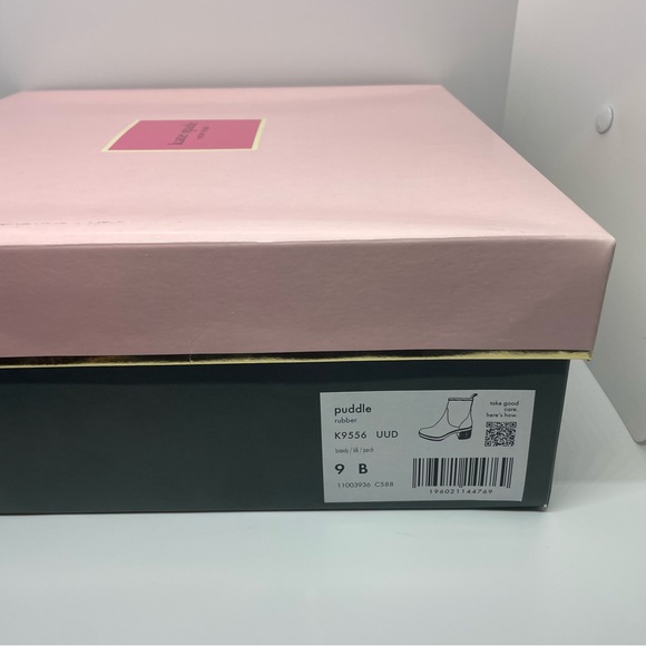 ‼️SOLD‼️ ♠️Kate Spade Puddle Ankle Rain Boots Women’s Size 8 - Picture 7 of 7